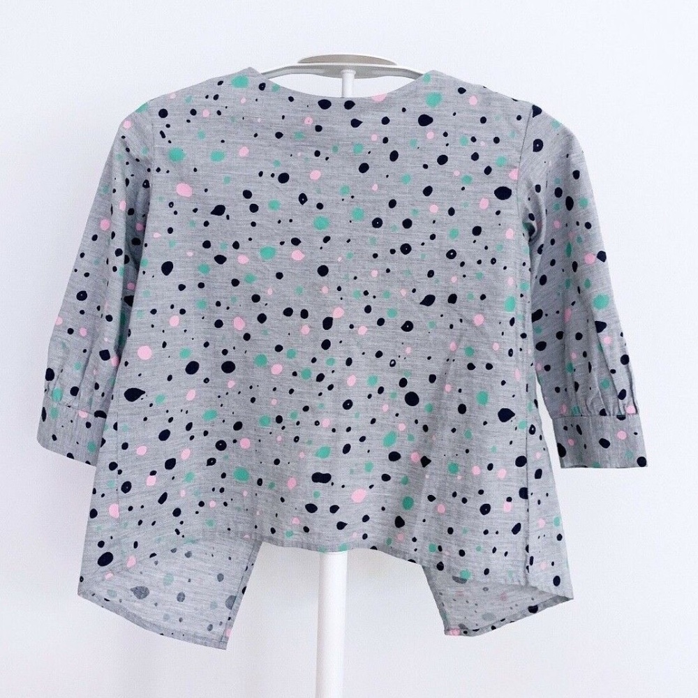 COS Kids Toddler Girls Long Sleeve Snap Closure Back Opened Top Size 2-4Y